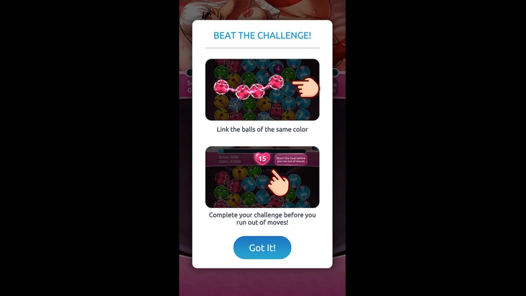 7 Angels Tutorial Bubble Game