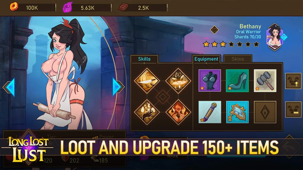 Long lost lust upgrades