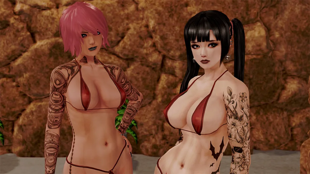 Pale carnations tattoo babes