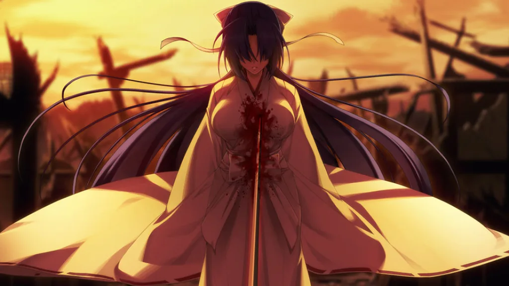 Full metal daemon muramasa fighting