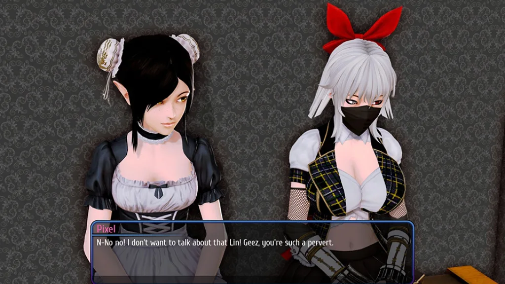 Harem hotel dialogue pixel