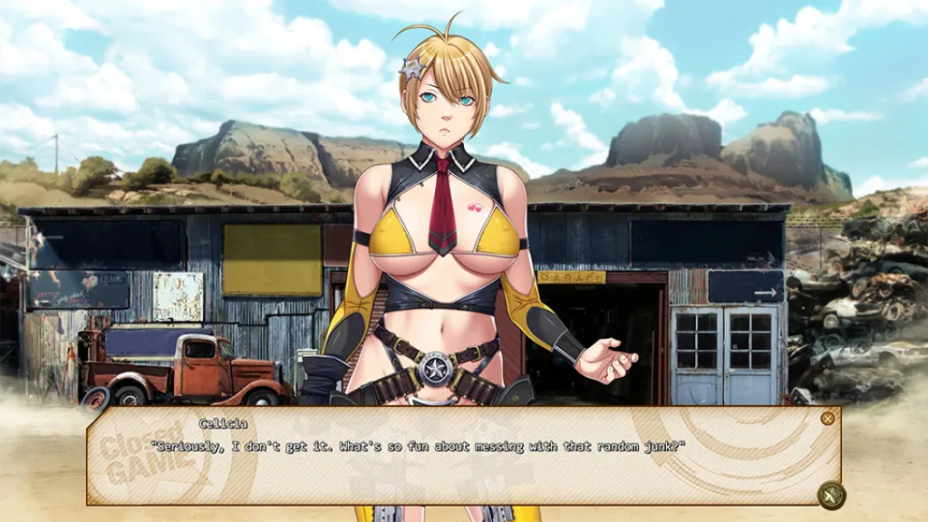 Closed game dialogue celicia