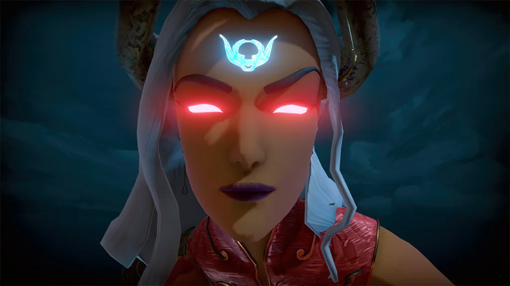 Dominatrix simulator threshold goddess face closeup