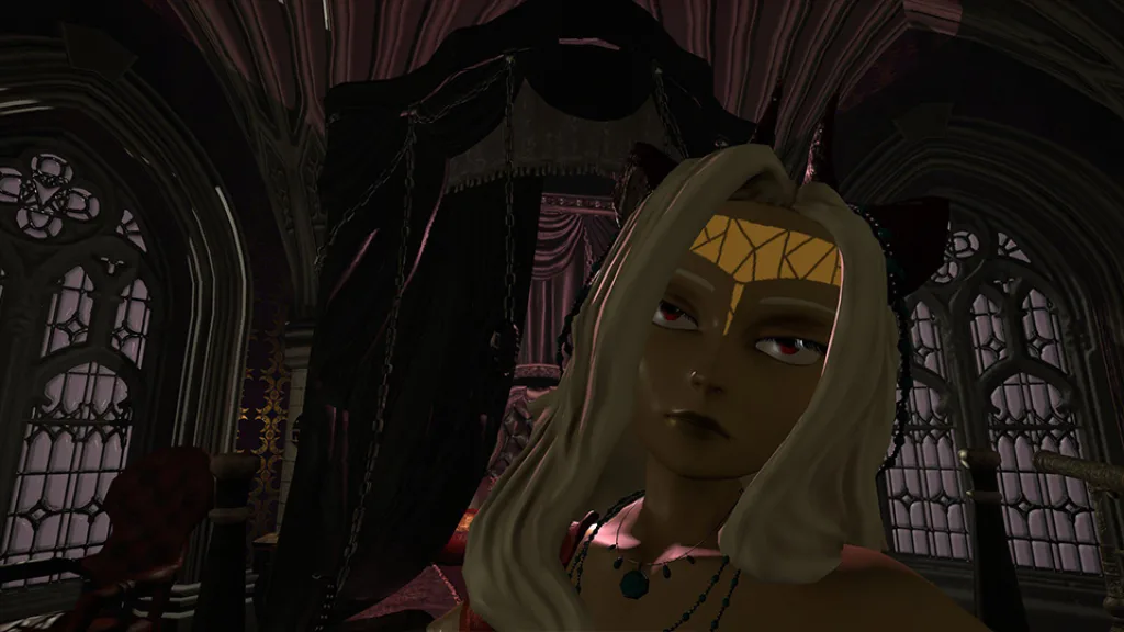 Dominatrix simulator threshold mistress face closeup