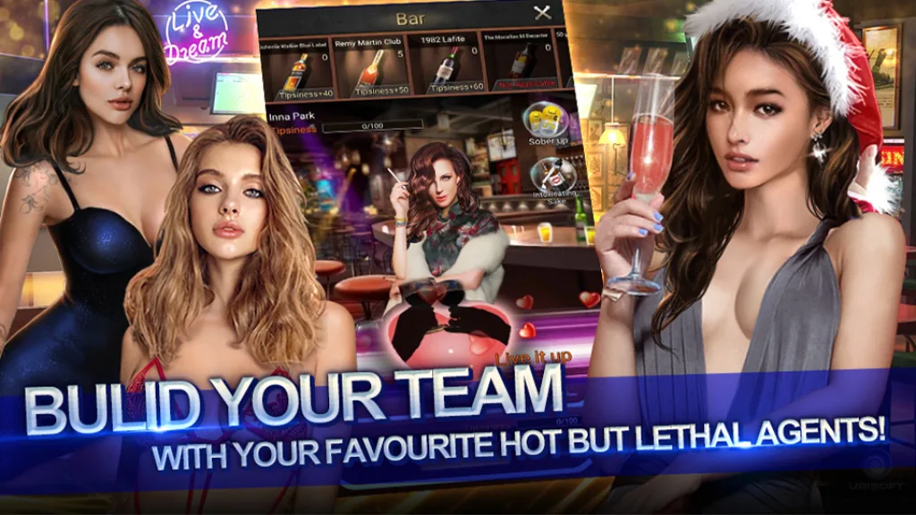 Mafia king of underground deluxe sexy team of babes