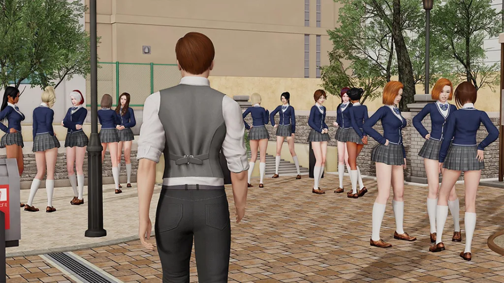 The headmaster school yard