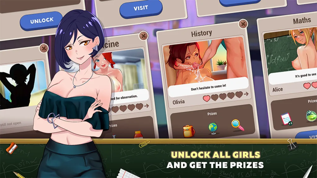 Love academy unlock girls