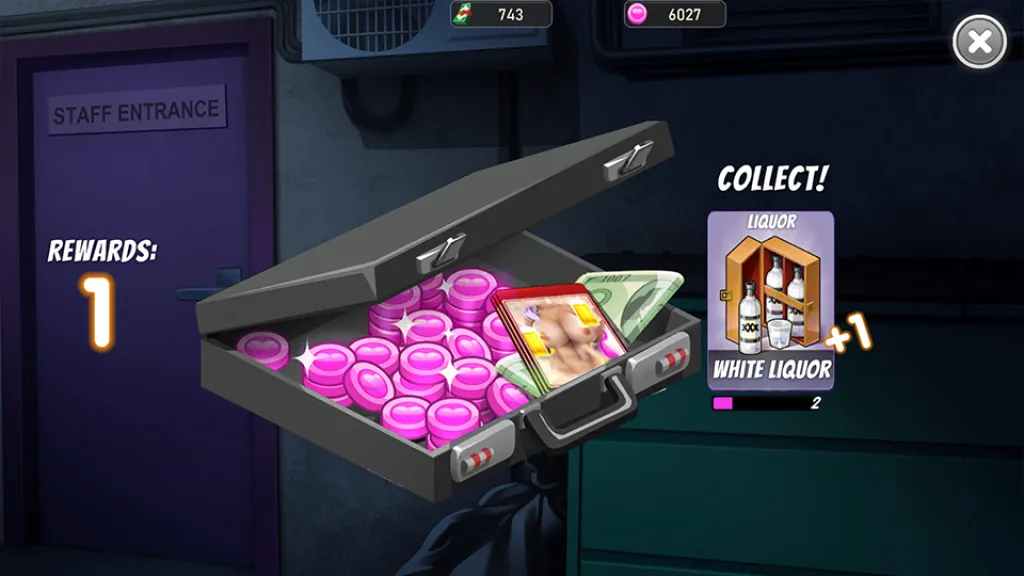 Gentlemens club reward