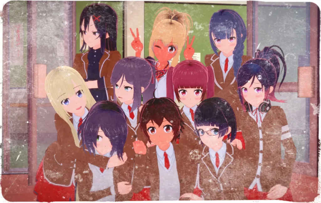 Lessons in love hentai game class picture