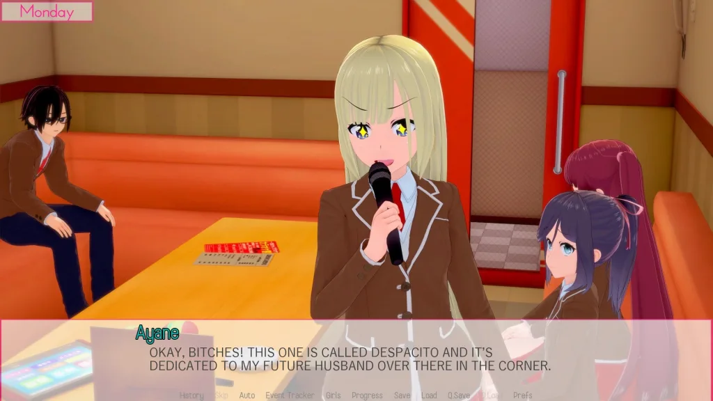 Ayane karaoke lessons in love