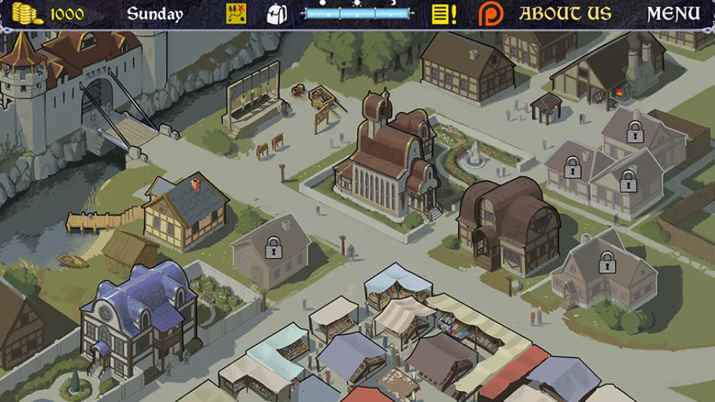 Knightly passions map