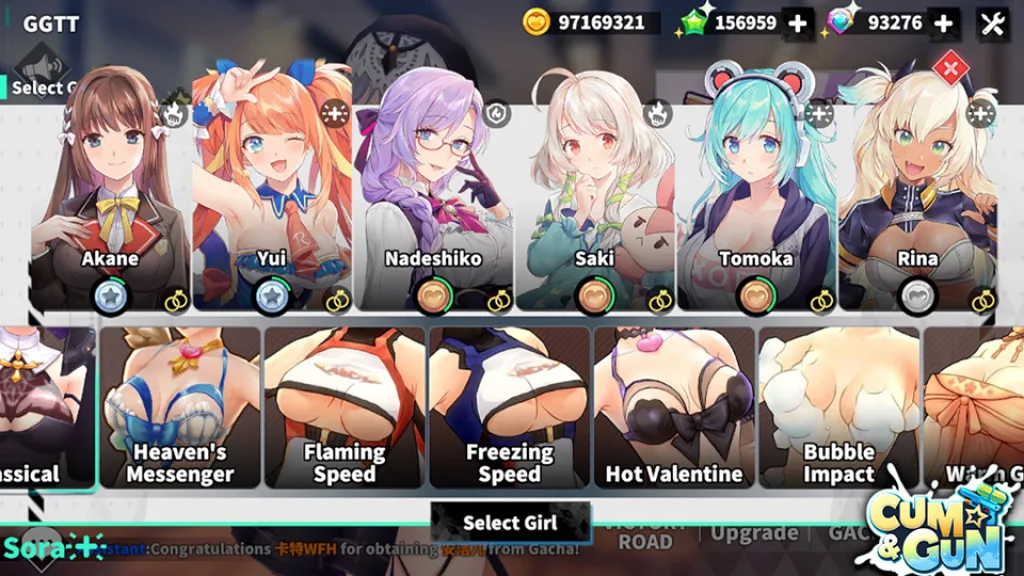 Cum and gun range of girls
