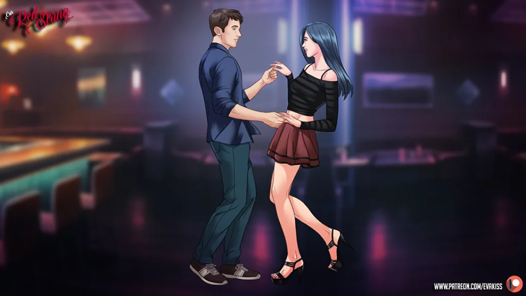 Our red string dancing