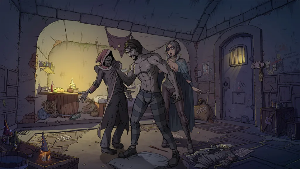 Innocent witches prison cell