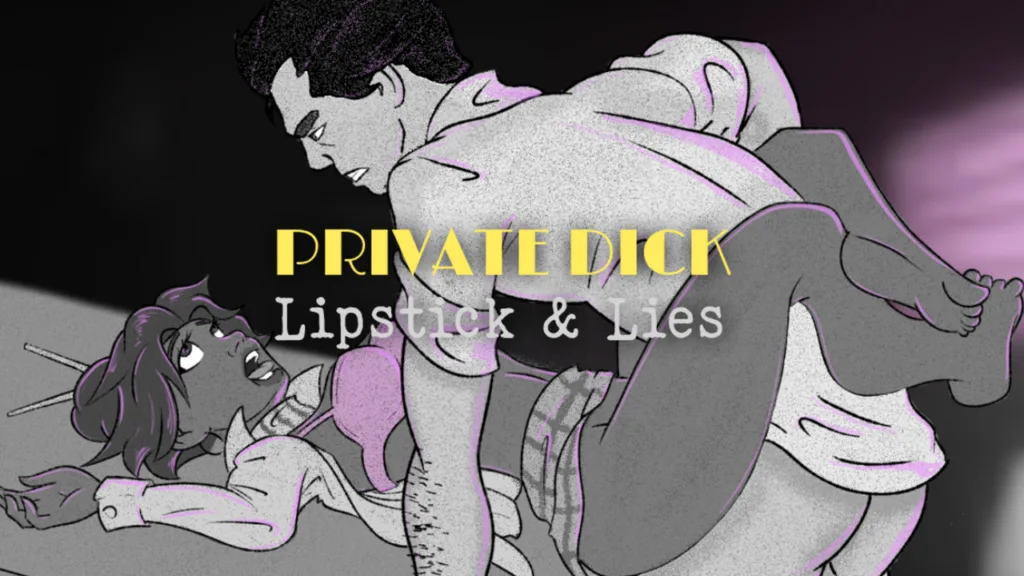 Private dick lipstick and lies poster
