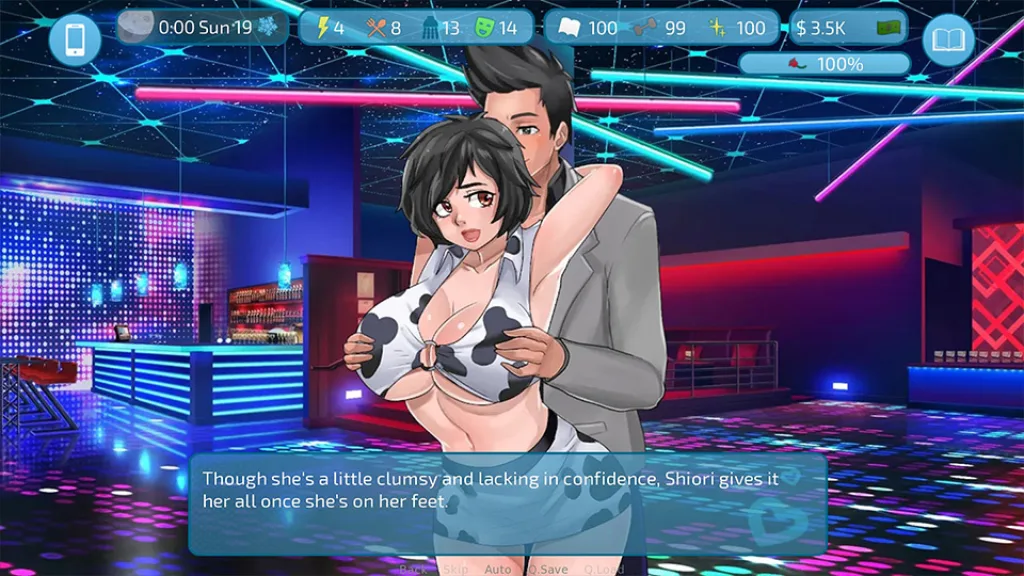Love and sex second base cow girl club
