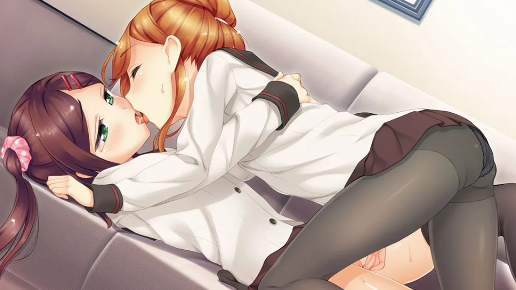 A kiss for the petals maidens of michael schoolgirls kissing in school