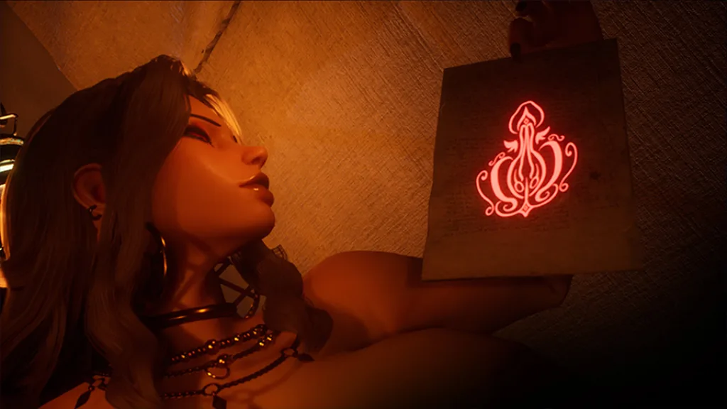 Under the witch woman
