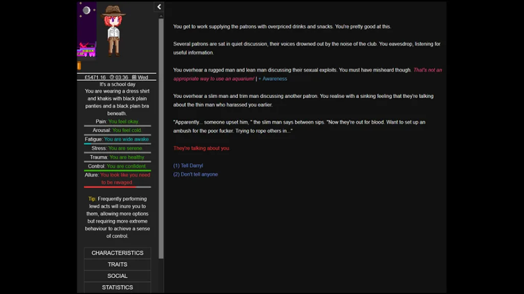 Degrees of lewdity screenshot 1