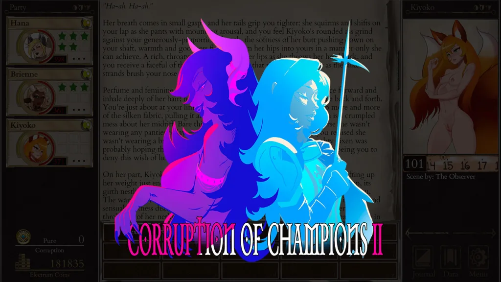 Corruption of champions 2 game poster