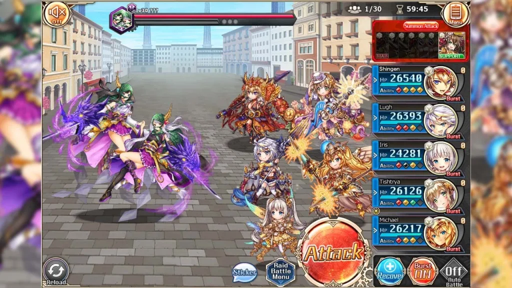 Kamihime project r battle