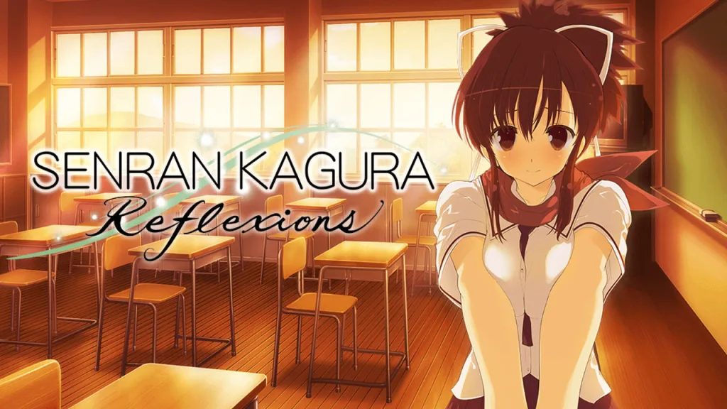 Senran kagura reflexions soft nintendo switch poster