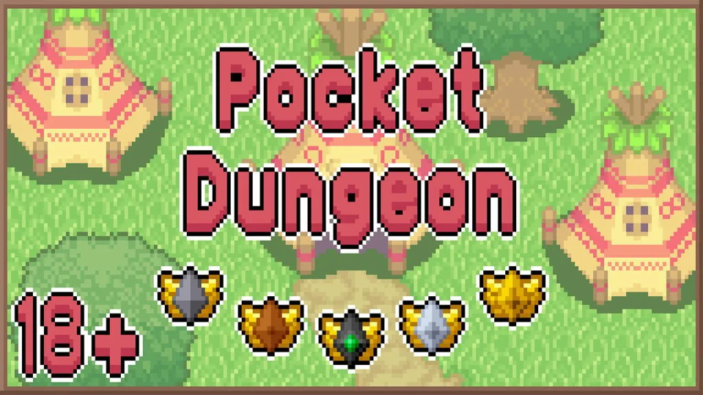 Pocket dungeon game poster