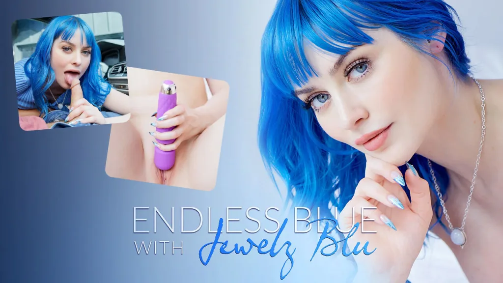 Endless blue with jewelz blu vr poster