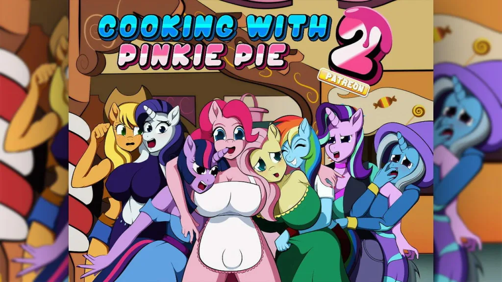 Cooking with pinkie pie 2 game poster