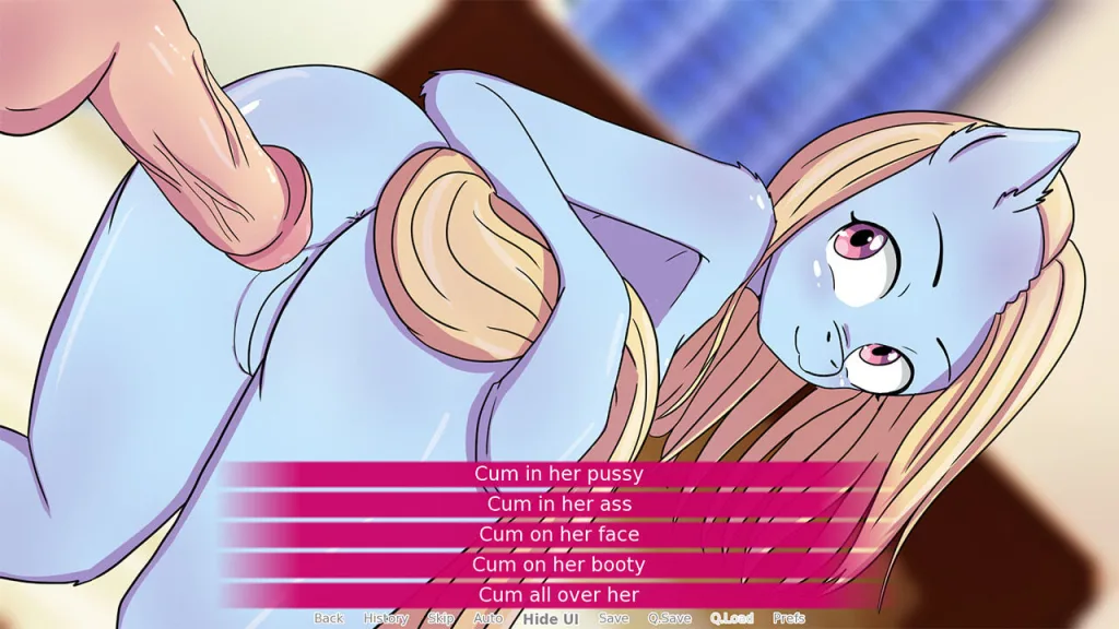Lustful ponies game poster
