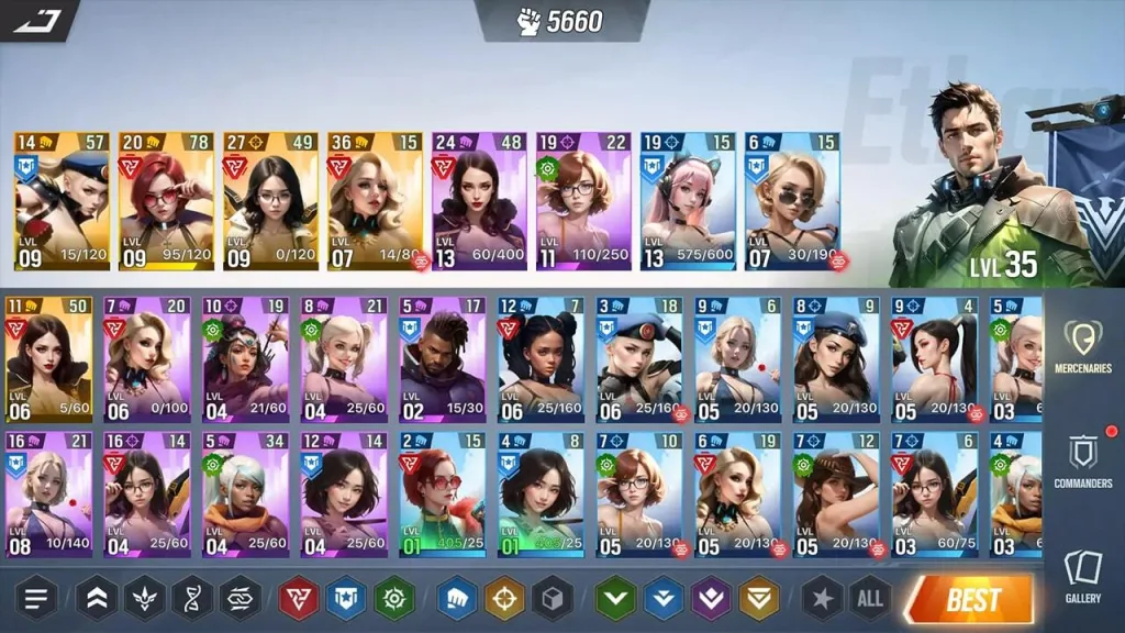 Lust goddess card collection