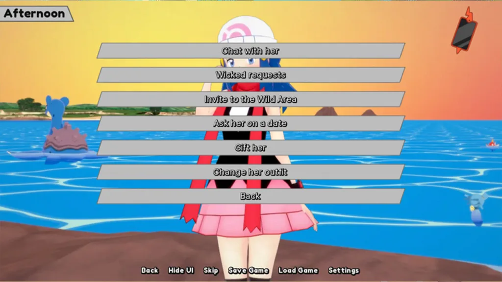 Pokesluts dialogue