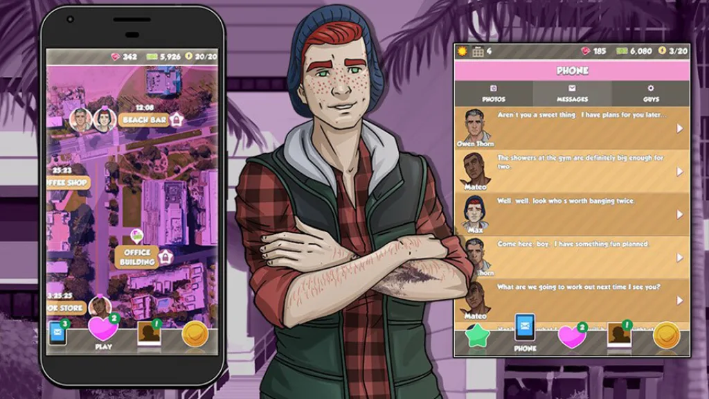 Booty calls men at work hot ginger guy chat gameplay