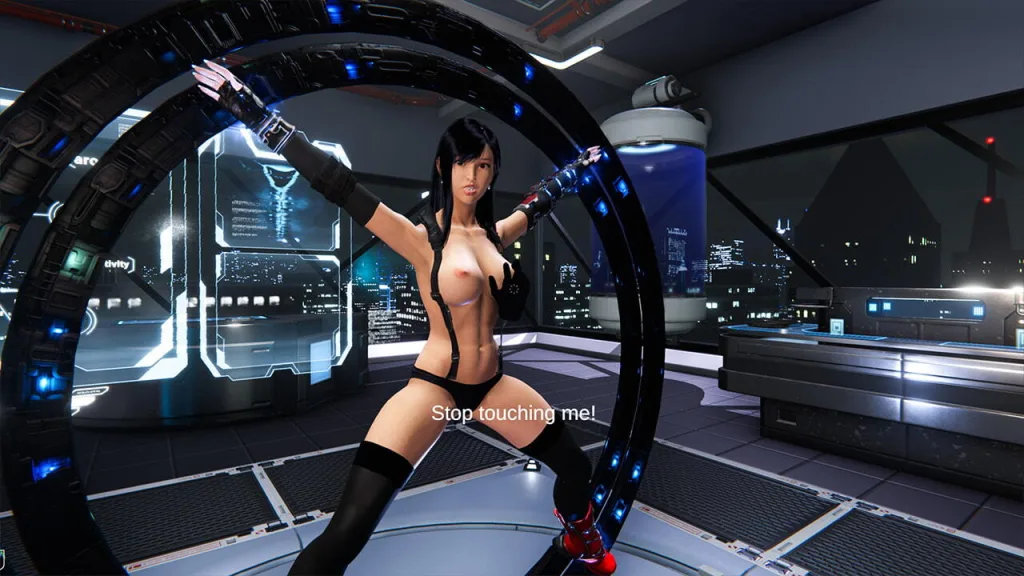 The villain simulator body touching