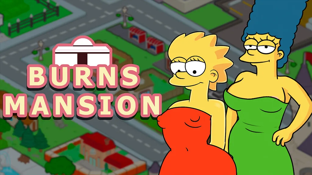 Burns mansion game poster