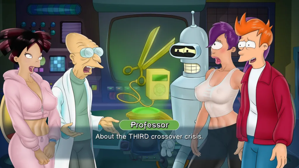 Futurama lust in space game poster