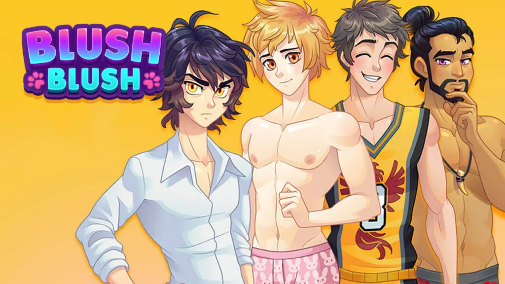 Steamy gamer blush blush uncut game poster