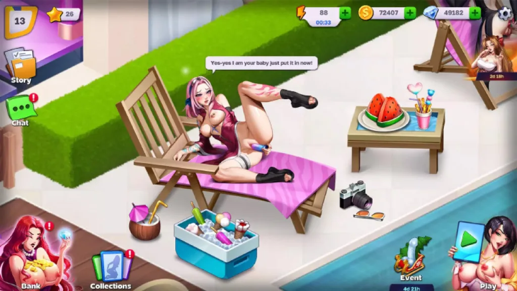 Horny villa sakura