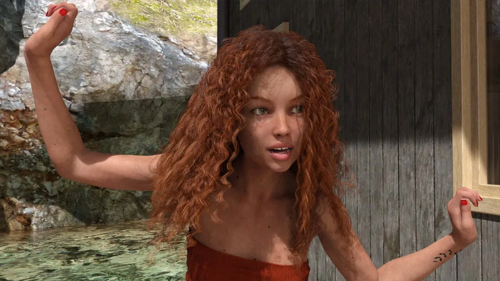 Sophie the girl from the zone game screenshot 1