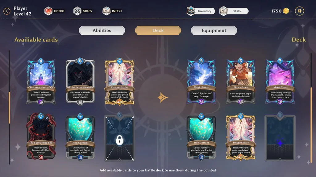 Captura de tela do jogo de cartas hentai Aura 9