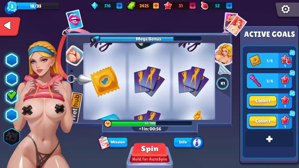 Wet wealth game screenshot 2