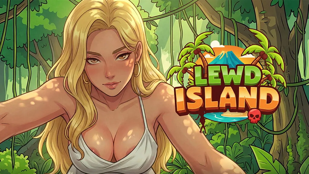 Lewd island game poster
