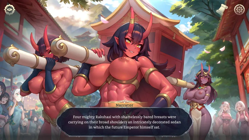 Harem fantasy game screenshot 6