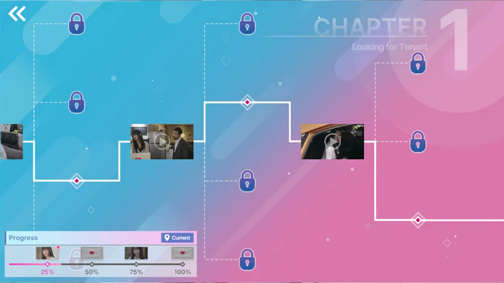 Five hearts under one roof game screenshot 2