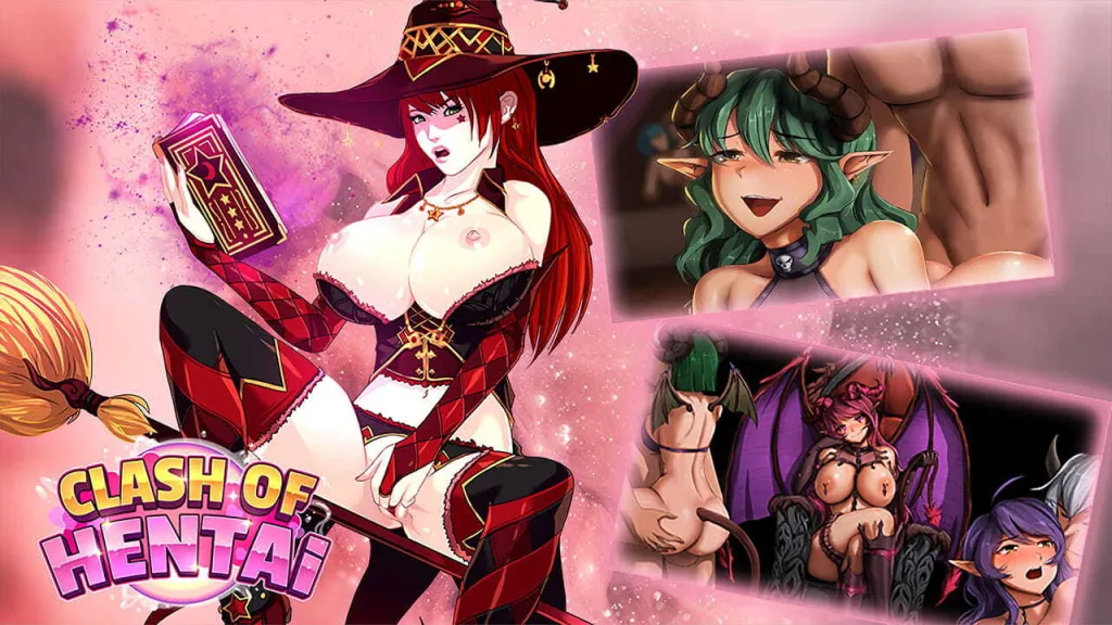 Clash of hentai game screenshot 2