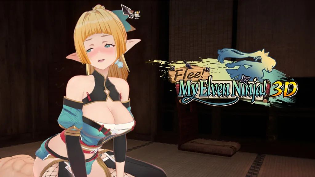 Flee my elven ninja game poster