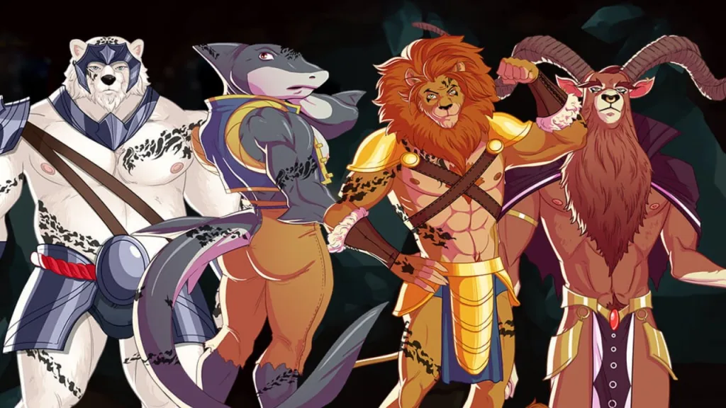 Furry Poster zum Spiel „Heroes“