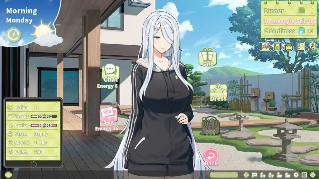 Captura de ecrã do jogo «Summer Clover» n.º 6