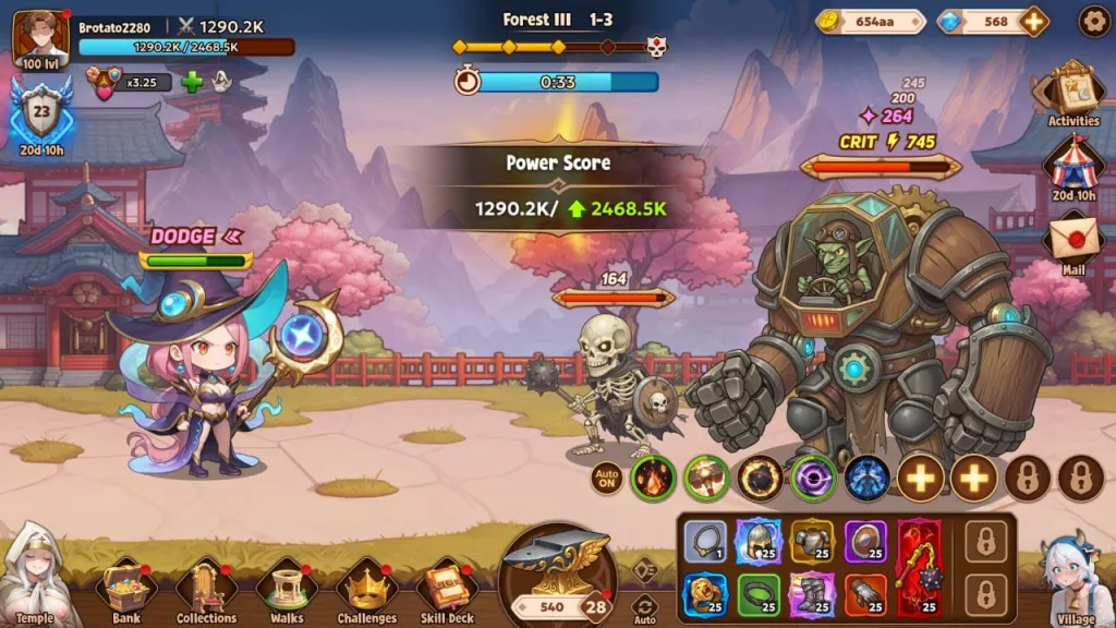 Isekai waifu overlord game screenshot 2