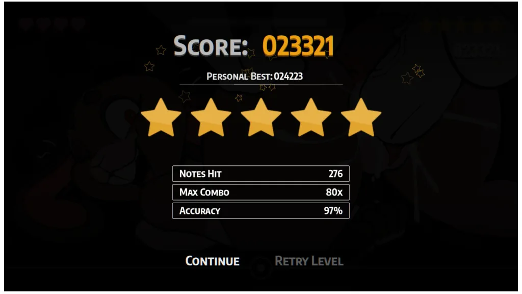 Beat banger game screenshot 2